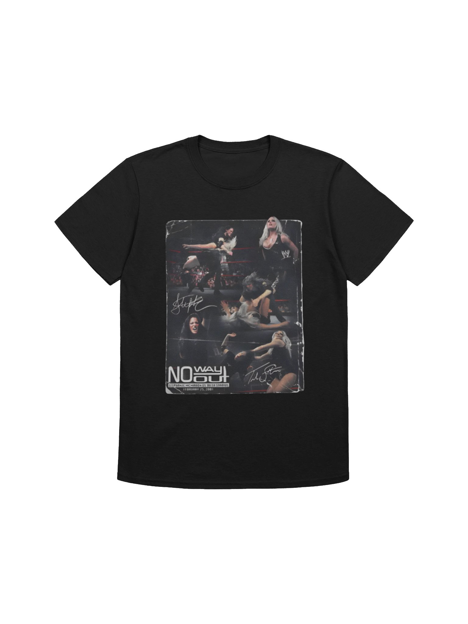 Stephanie McMahon vs Trish Stratus 25th Anniversary T-Shirt product image (1)