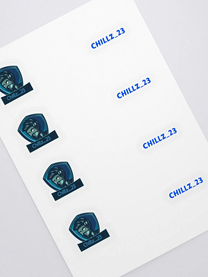 Chillz_23 Sticker sheet product image (1)