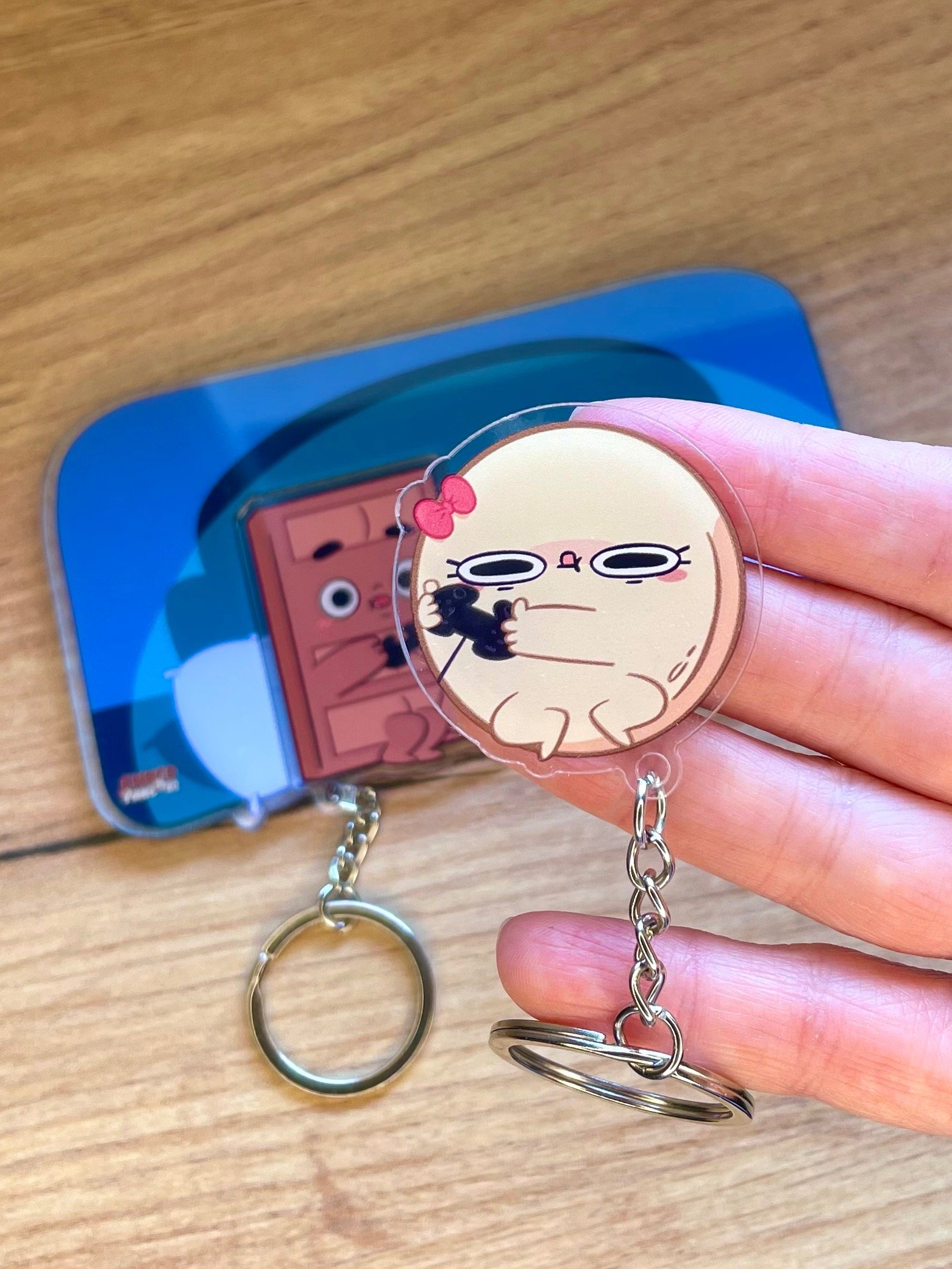 Matching Choco & Pancake Keychains with Bonus Display Base product image (4)