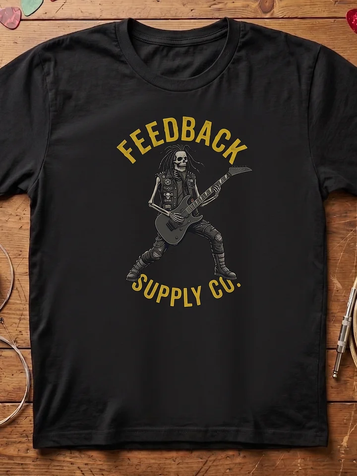 Skeleton Shredder Soloist - Guitar T-Shirt product image (1)
