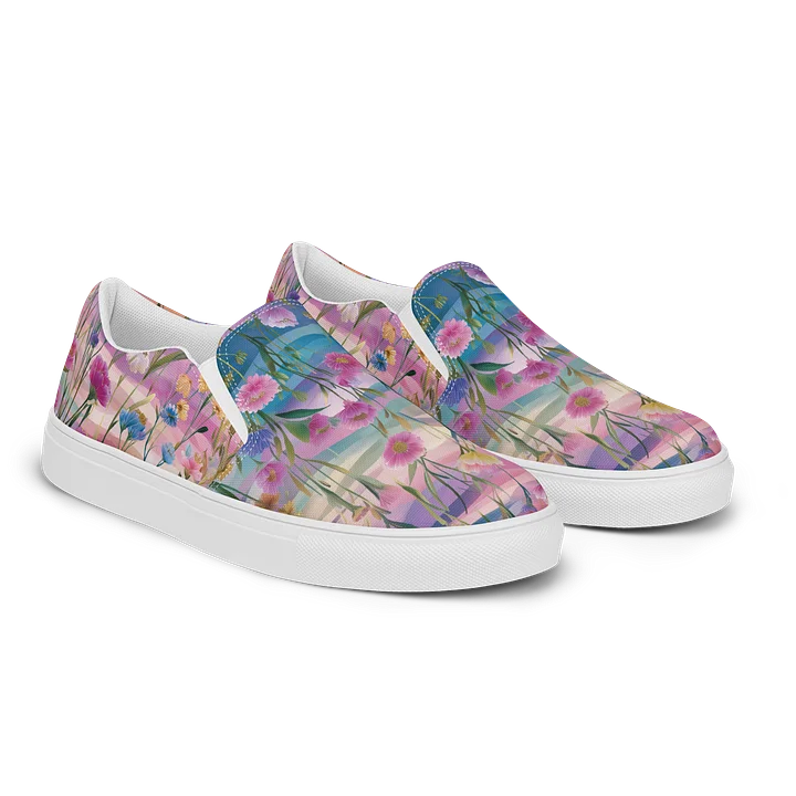 Whimsical Garden Delight Women's Slip-On Shoes product image (2)