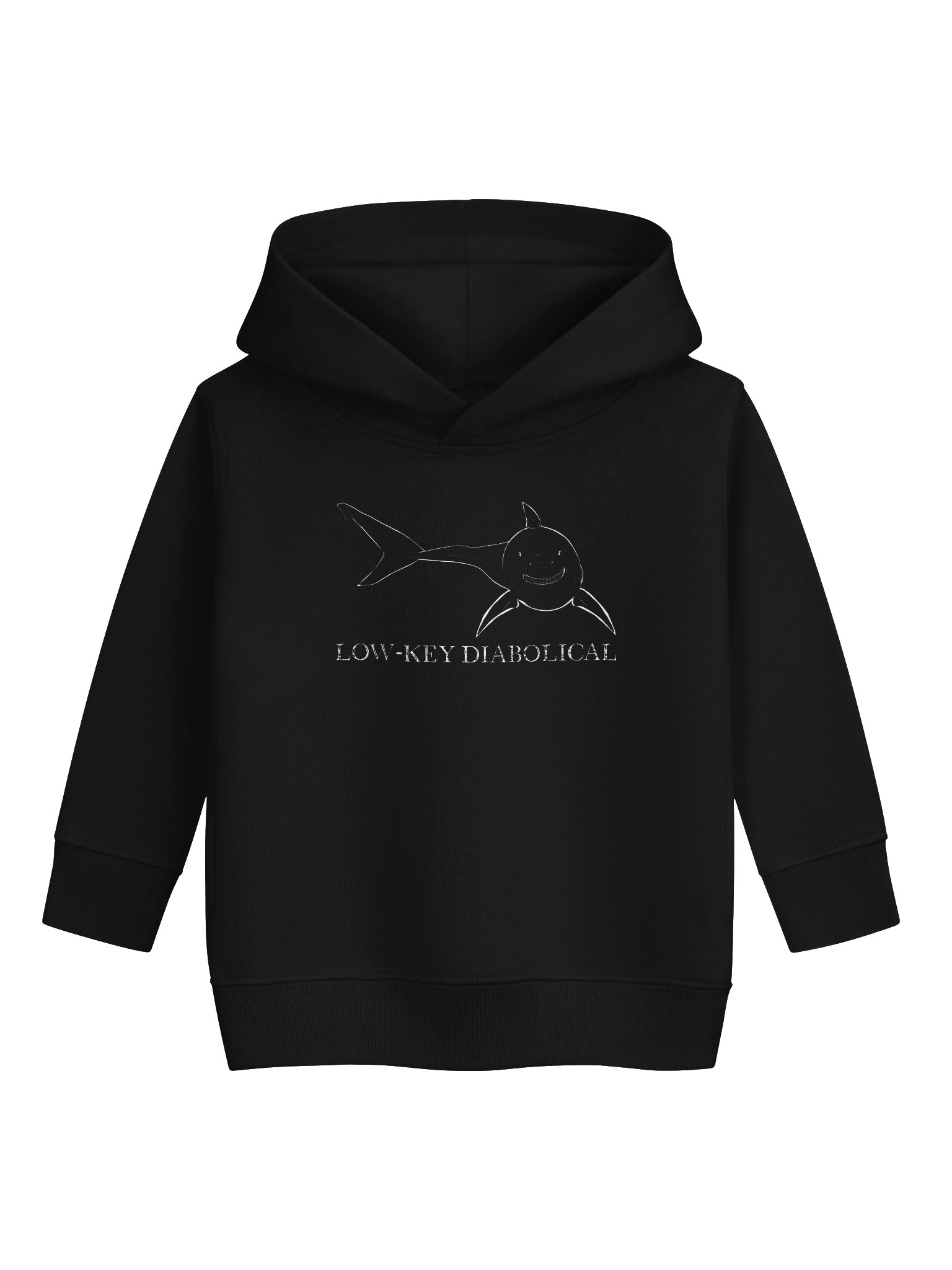 Low-Key Diabolical — Toddler Great White Hoodie product image (2)