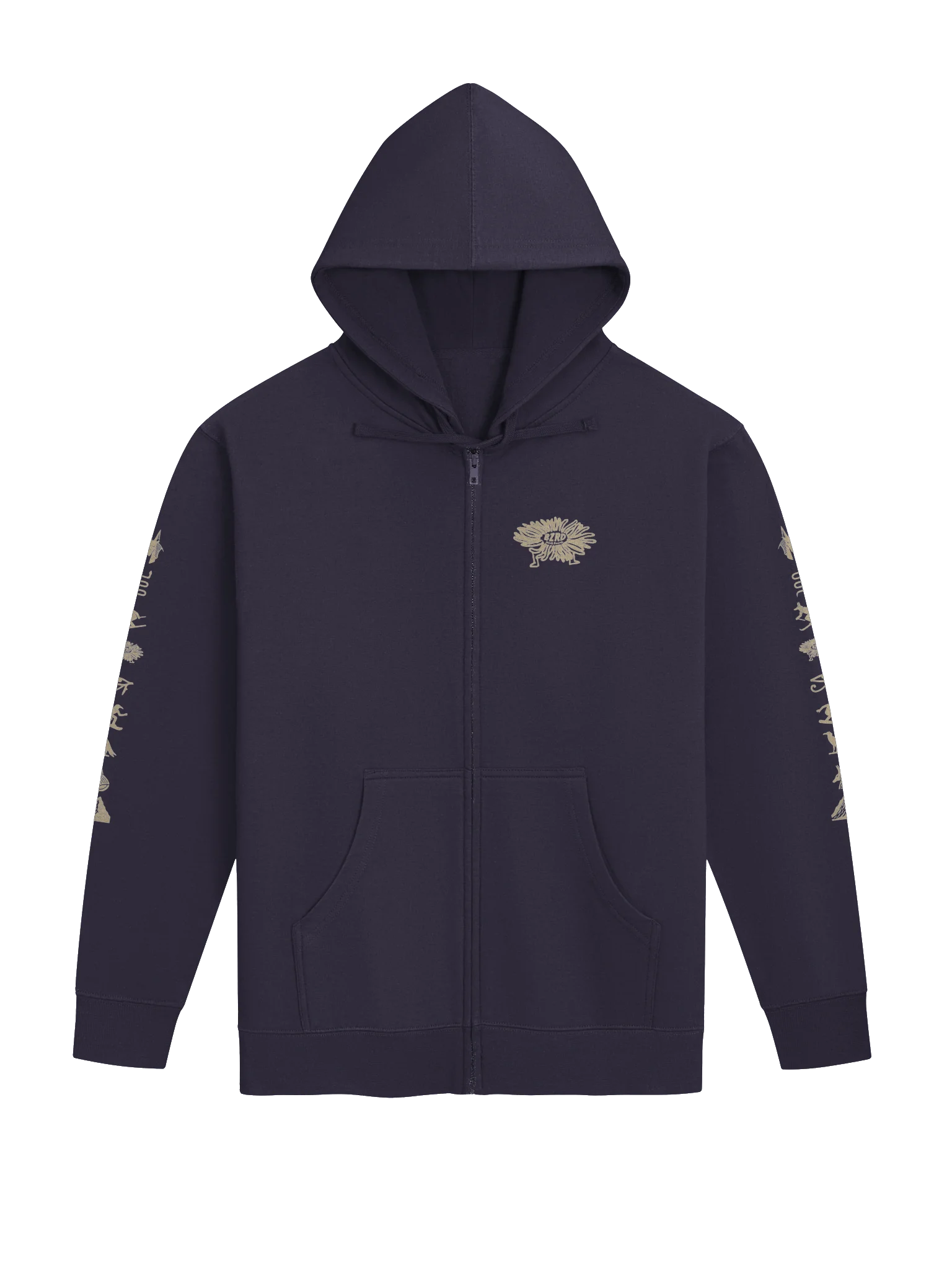 Hieroglyphs zip up product image (1)