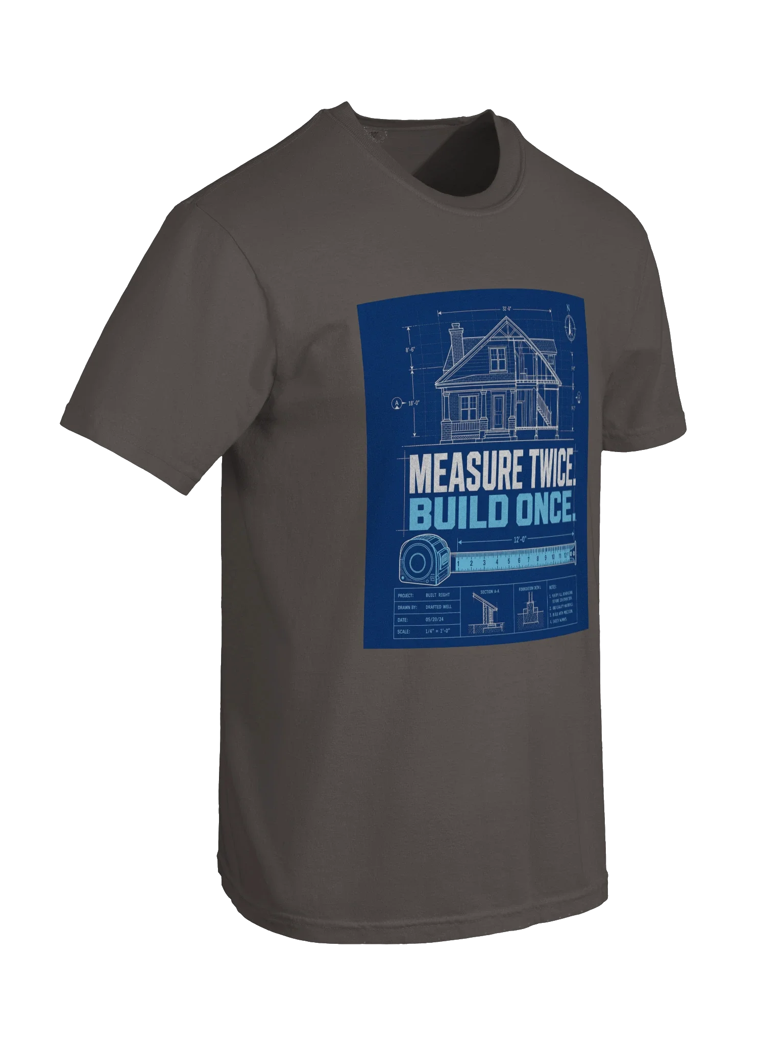 Measure Twice Build Once Tee — view 22