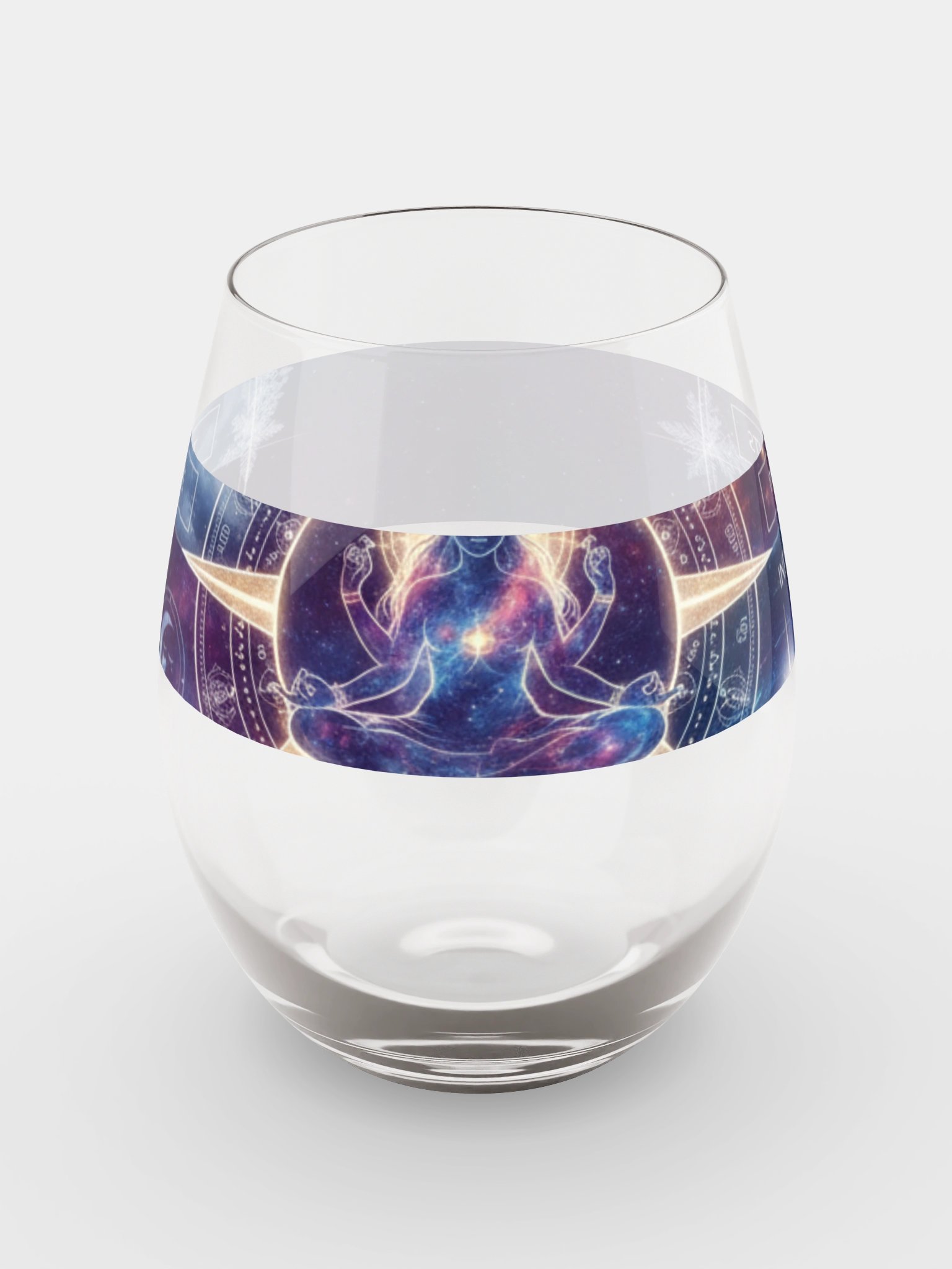 Cosmic Meditation Stemless Wine Glass product image (2)