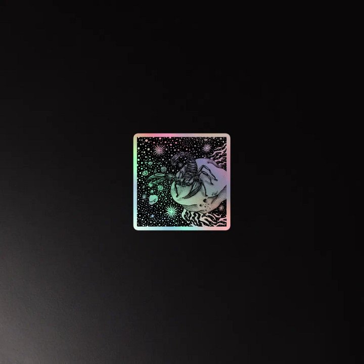 Scorpio Zodiac, Holographic Sticker Sheet product image (2)