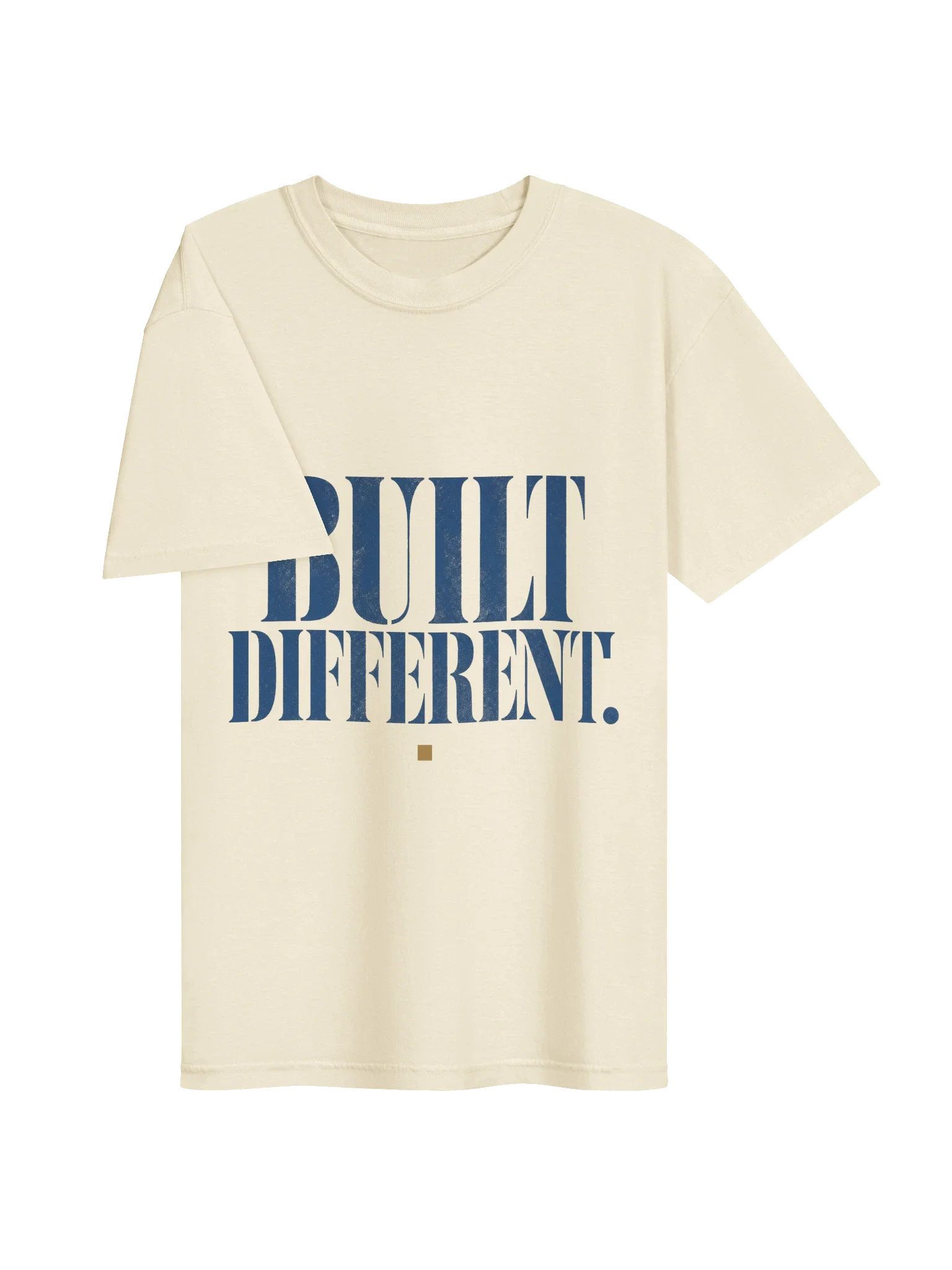 Built Different Cobalt Tee — view 3