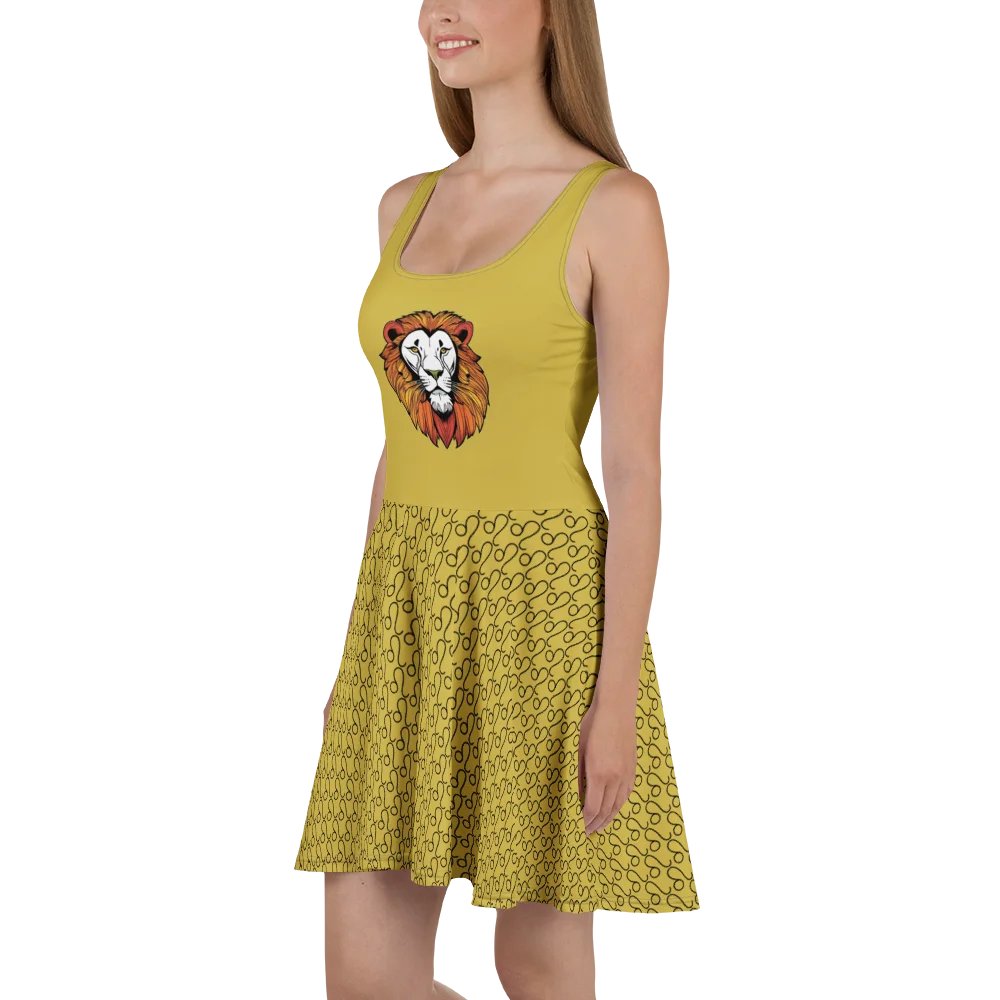 Vibrant Mane Lioness Skater Dress product image (1)