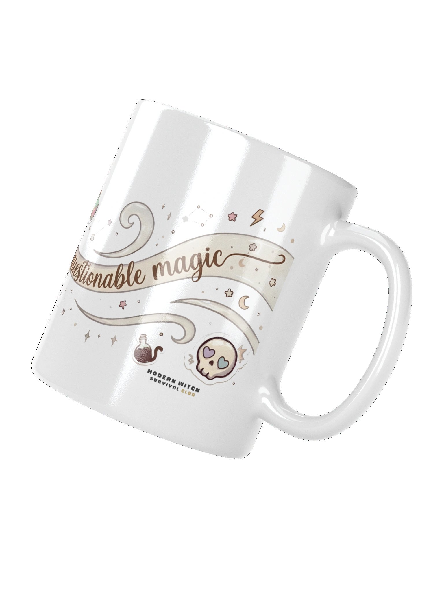 Running on Caffeine and Questionable Magic - Cozy Witch Mug product image (4)