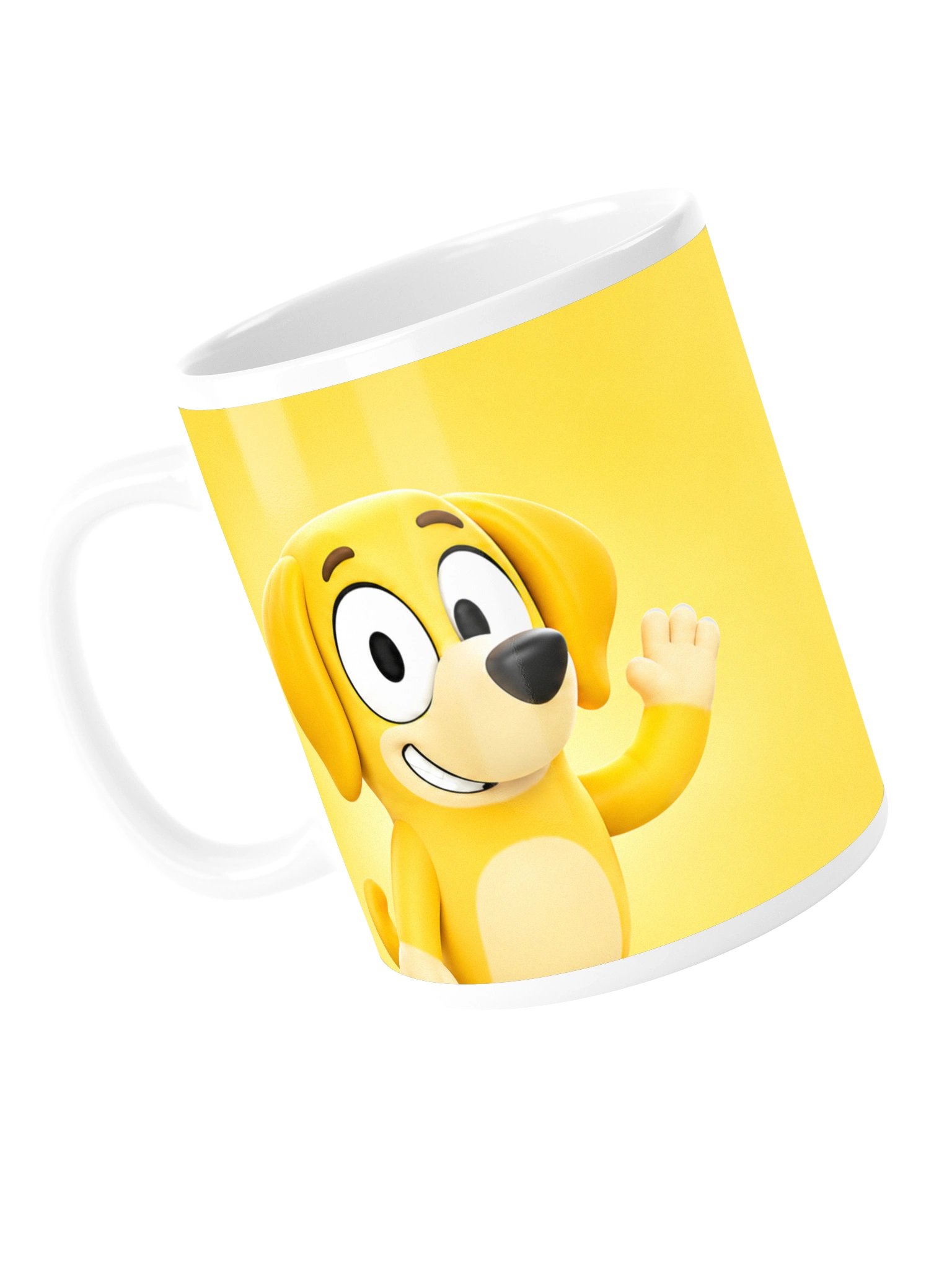 Yellow Puppy - Premium White Glossy Mug product image (13)