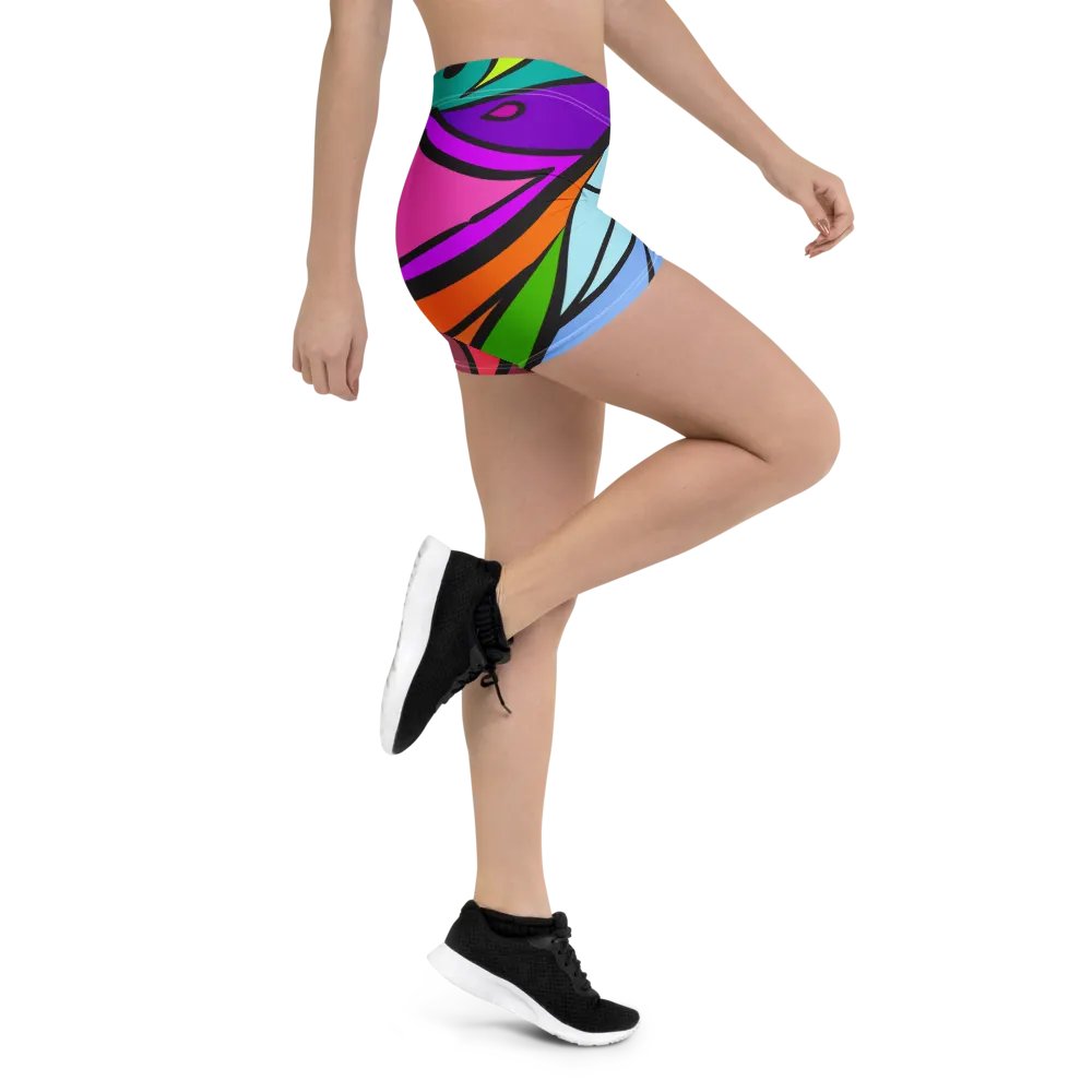Customizable Movement Shorts - Wave at Sunset product image (3)