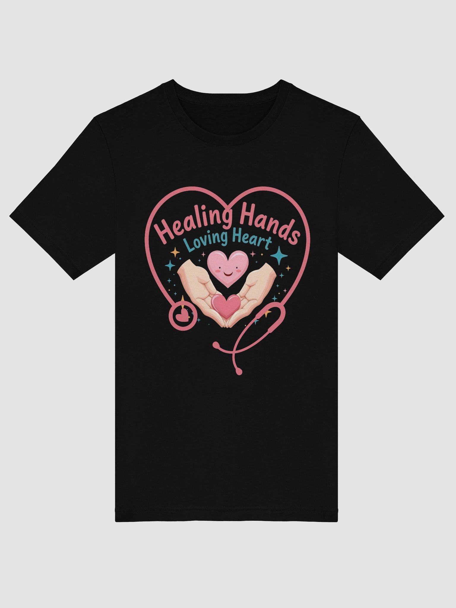 Healing Hearts, Stethoscope heart T-shirt product image (65)