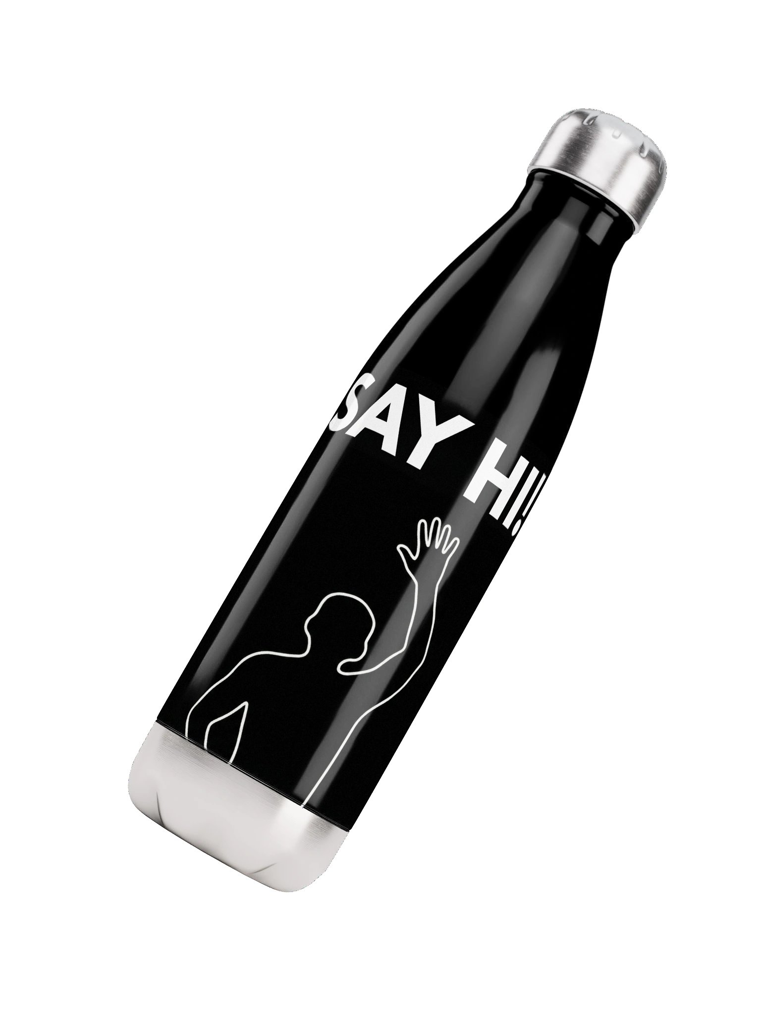 VIRAL Silhouette "Say Hi!" Water Bottle | Iconic Immersive Dance Workout Insulated Stainless Steel Flask product image (4)