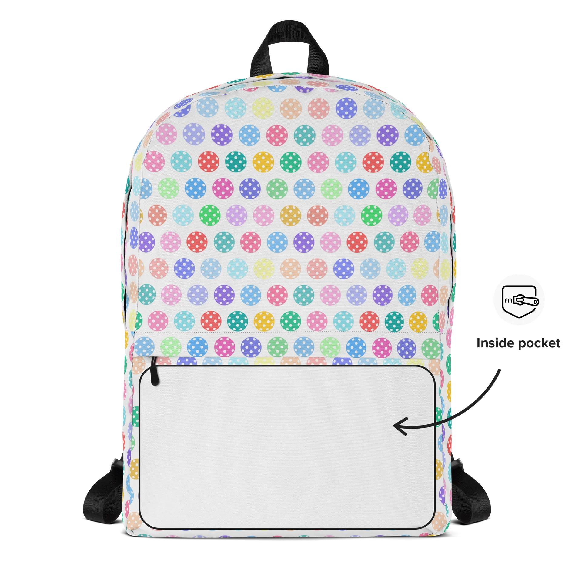 Pastel Pickleball Backpack with Pocket product image (5)