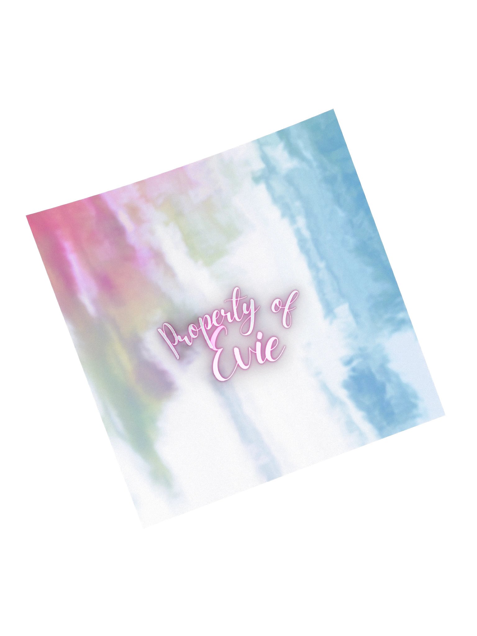 "Property of Evie" Holographic Kiss-Cut Sheet product image (5)