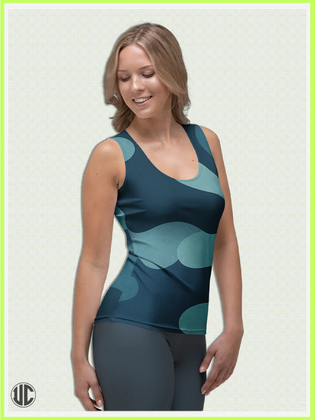 Zahra’s Ocean Wave Camo – Women’s Tank Top product image (3)