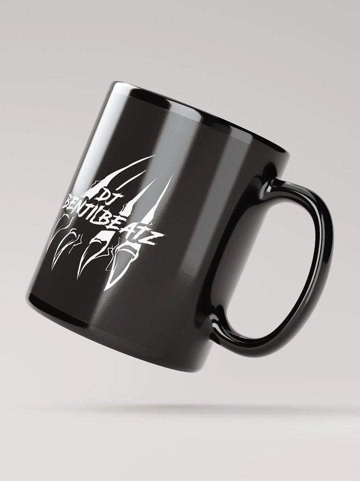 "DJ Benji Beatz Claws Logo" Black Glossy Mug product image (2)