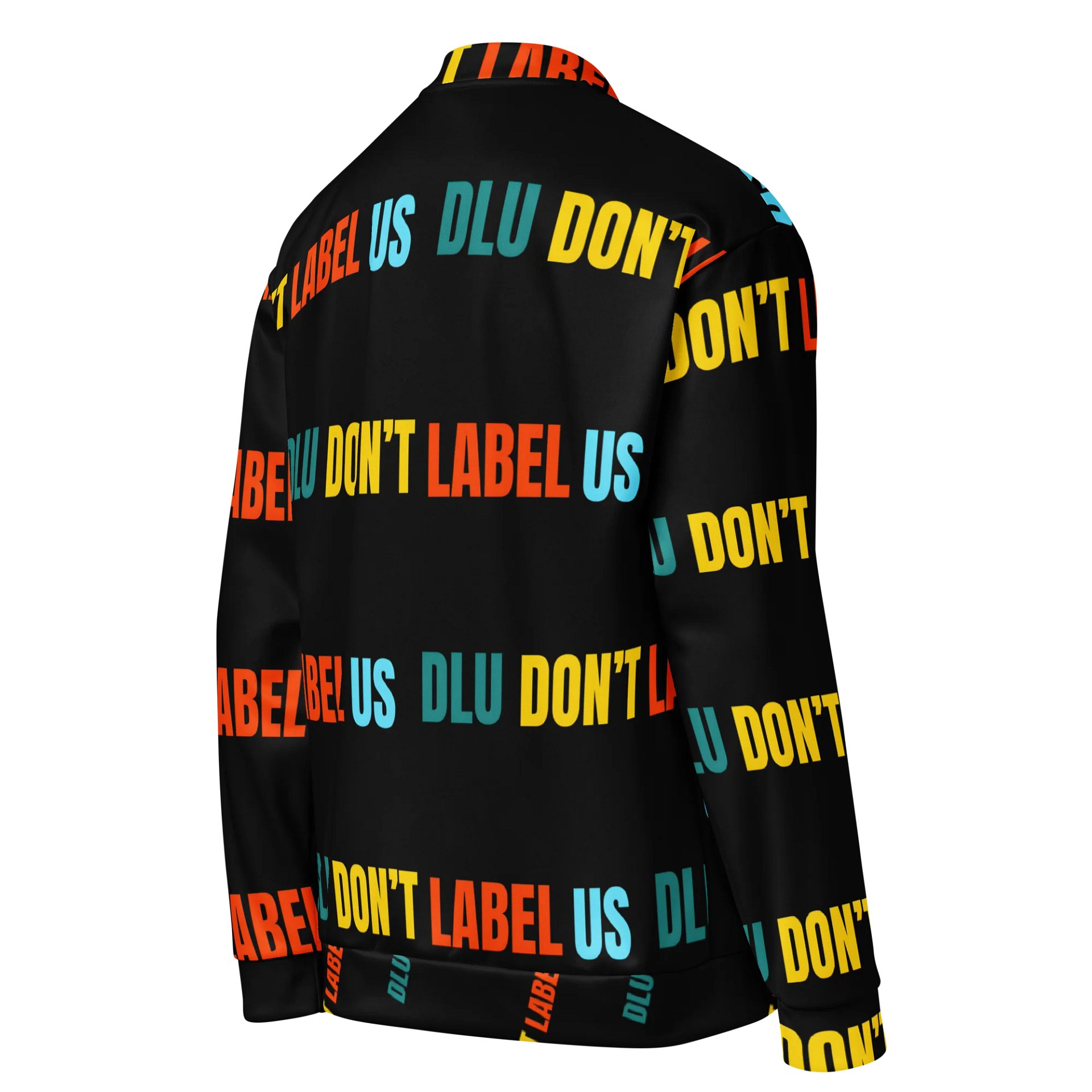 DLU DON’T LABEL US® Rebel Statement All-Over Print Bomber Jacket product image (4)