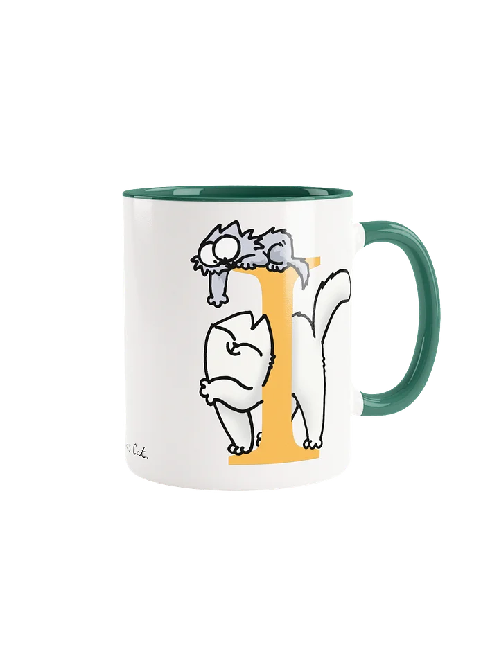 Cat Monogram Mug - I product image (2)