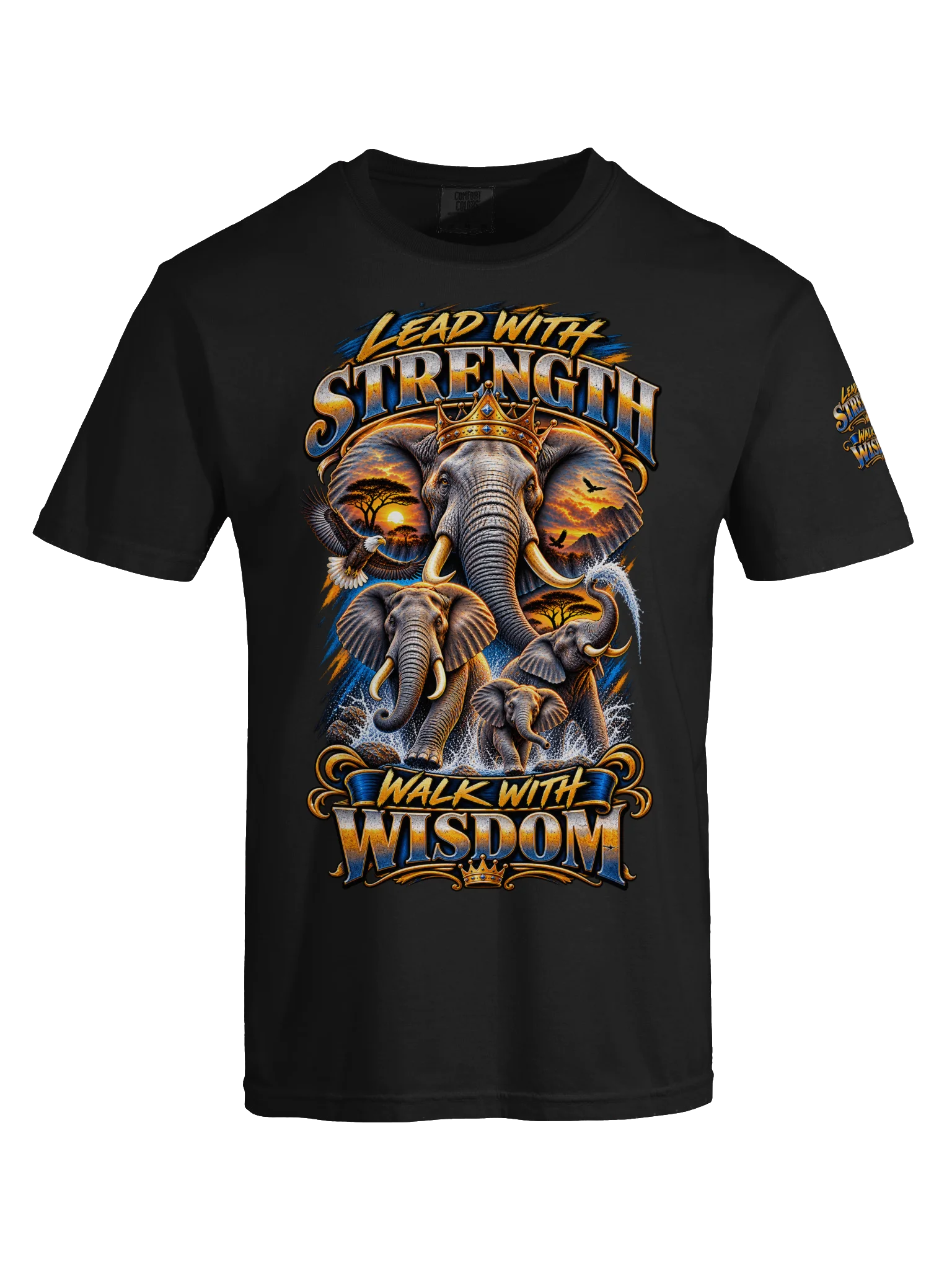 Stop Being Lazy — Lead With Strength, Walk With Wisdom Tee product image (4)