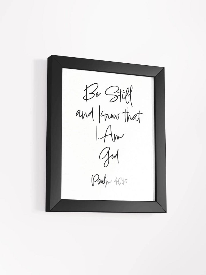 Be Still - Framed Print product image (2)