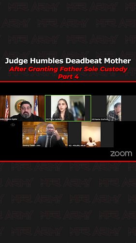 Judge Humbles Deadbeat Mother After Granting Father Sole Custody PART 4
