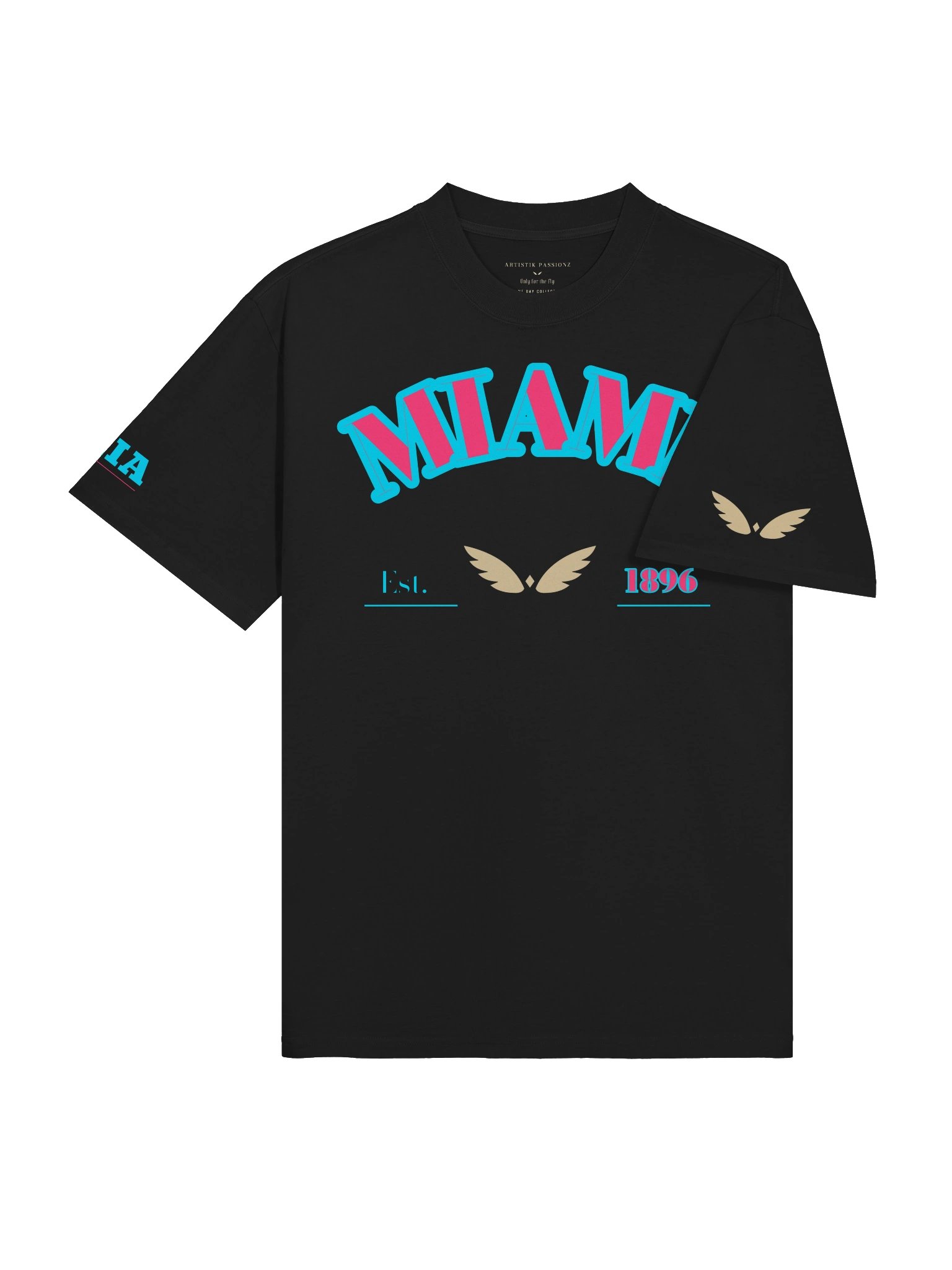 GAME DAY — Miami South Beach · Tee · Faded Black product image (4)