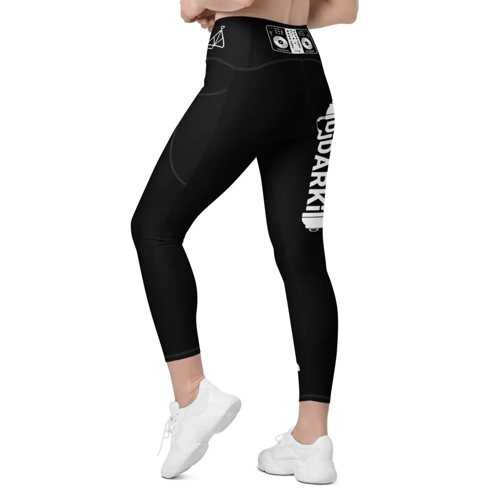 All-Over Print Crossover Leggings with Pockets product image (10)
