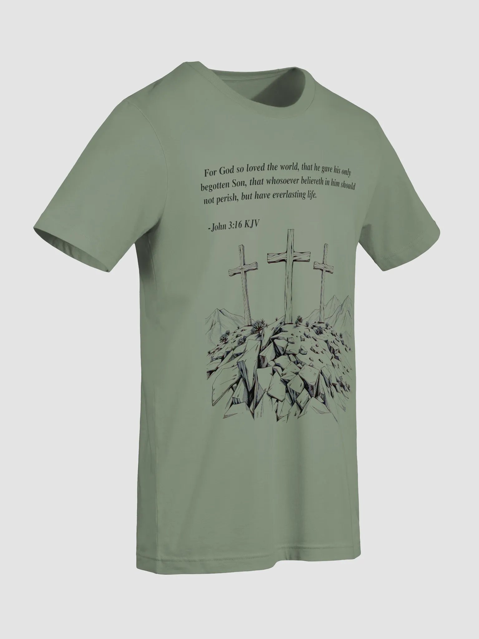 Bella Supersoft Tee-John3:16-B product image (3)