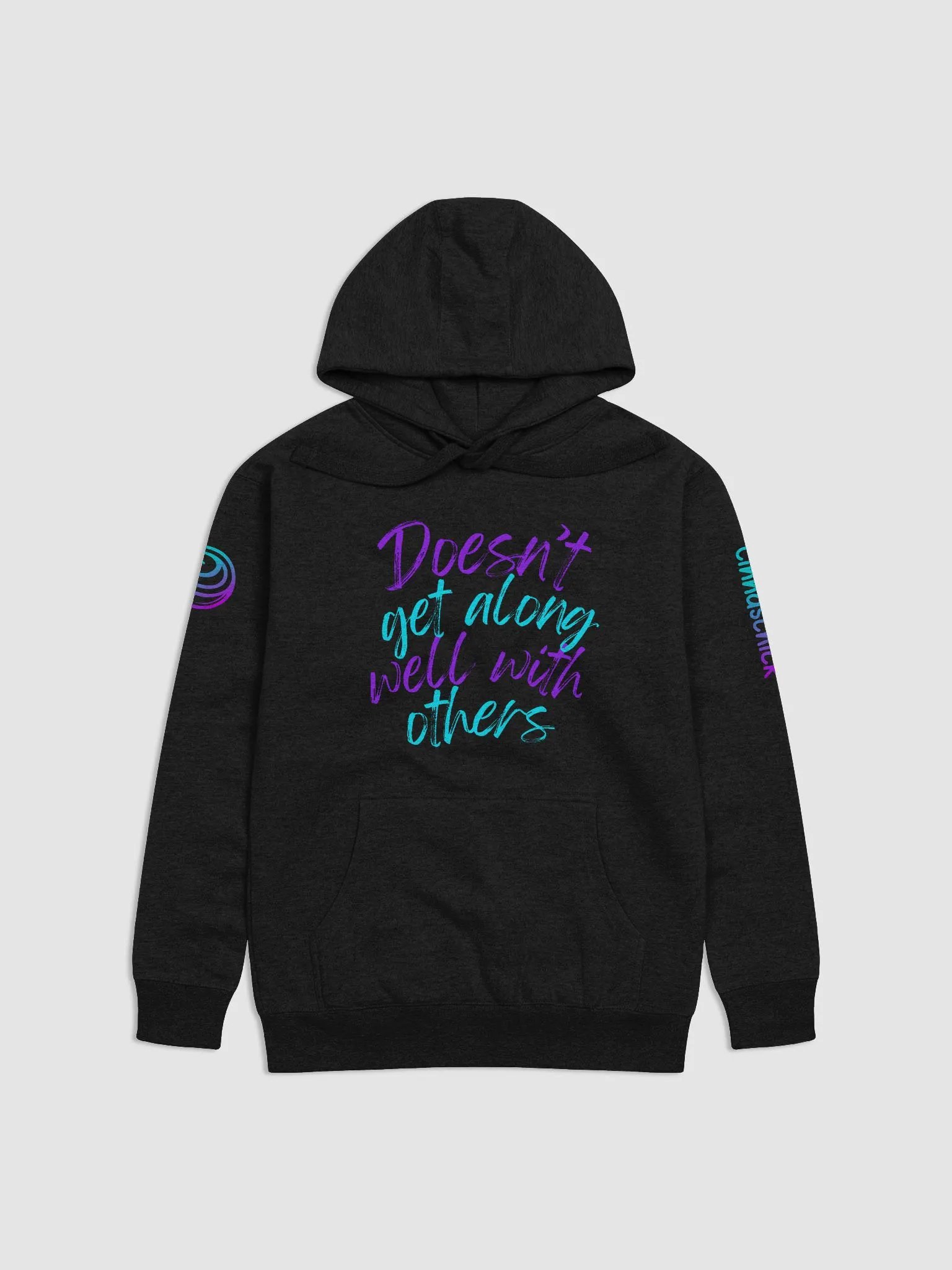 Cinnaschick Doesn't Get Along Unisex Hoodie product image (1)
