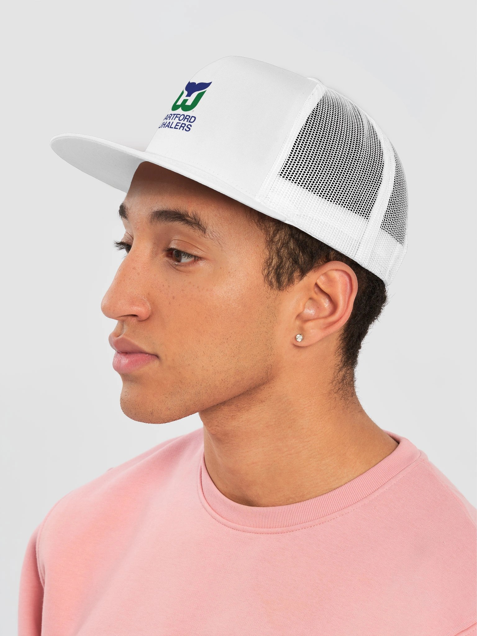 Hartford Whalers Wordmark Trucker Cap product image (8)