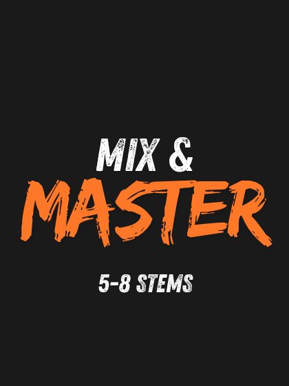 Mix + Master — Single Track (5–8 stems) product image (1)