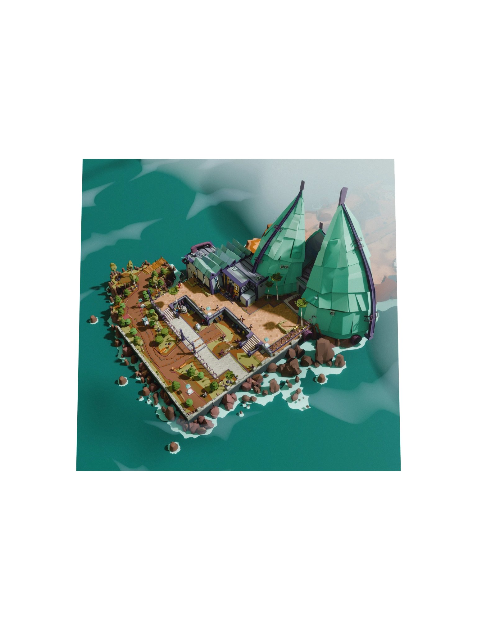 Fortress Island — Art Print product image (4)