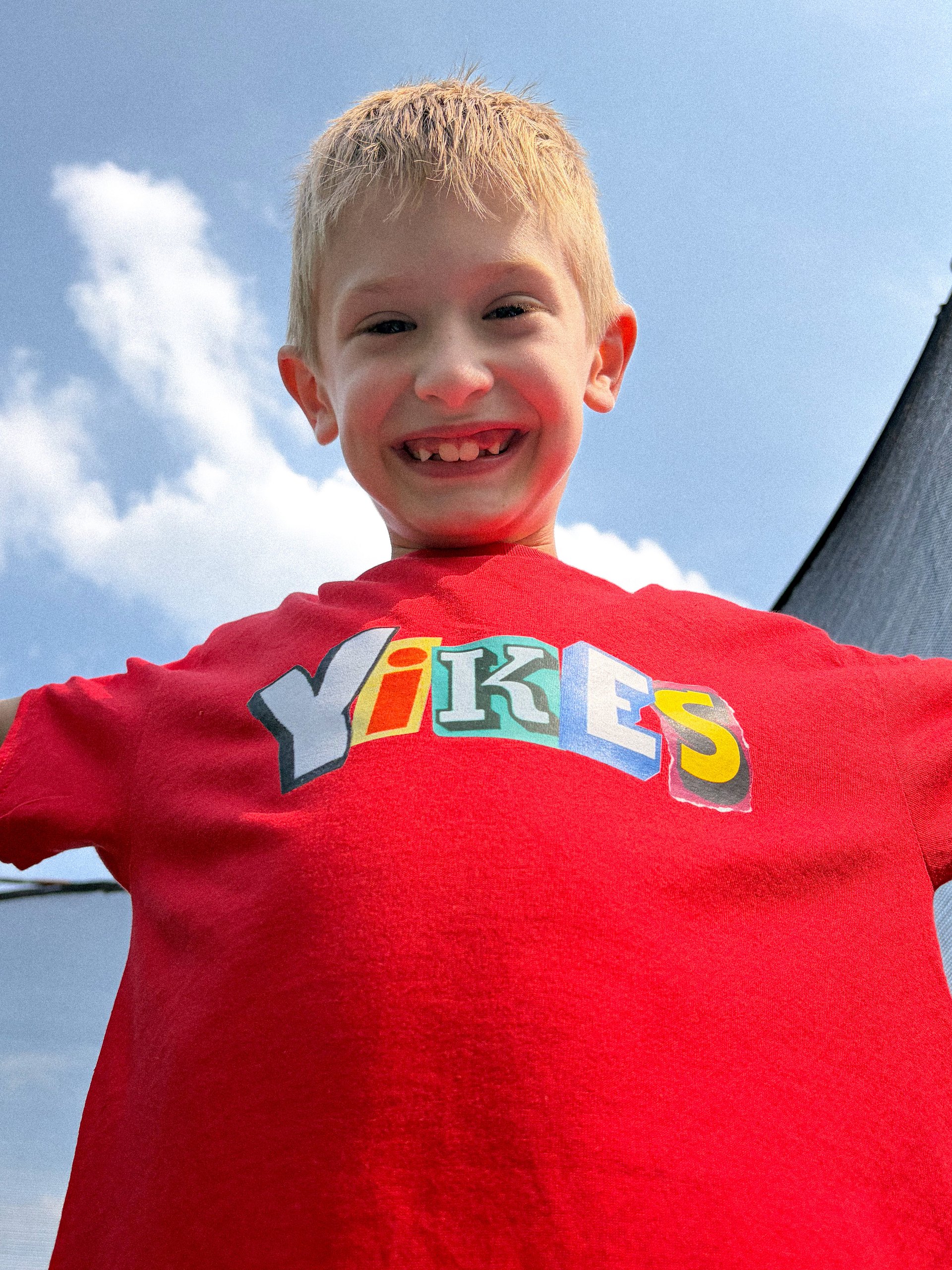 Kids Red Yikes Tee product image (5)