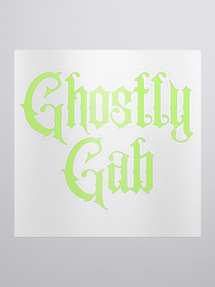 Ghostly Gab Sticker product image (2)