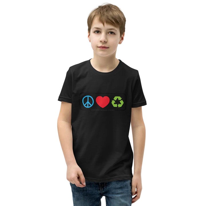 Peace, Love, and Recycle - Youth T-Shirt product image (1)
