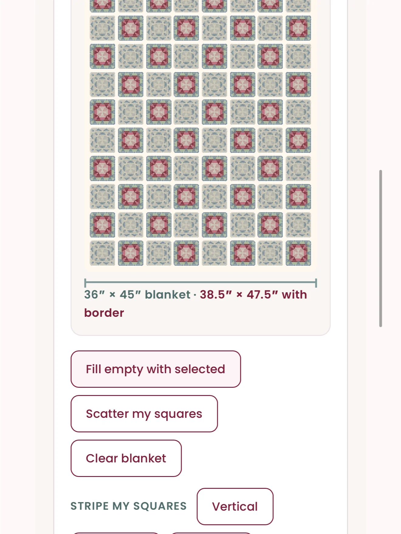 Crochet Granny Square Blanket Pattern | Blossom Flower Squares, 9 Sizes Lovey to Twin | PDF + Video + App product image (3)