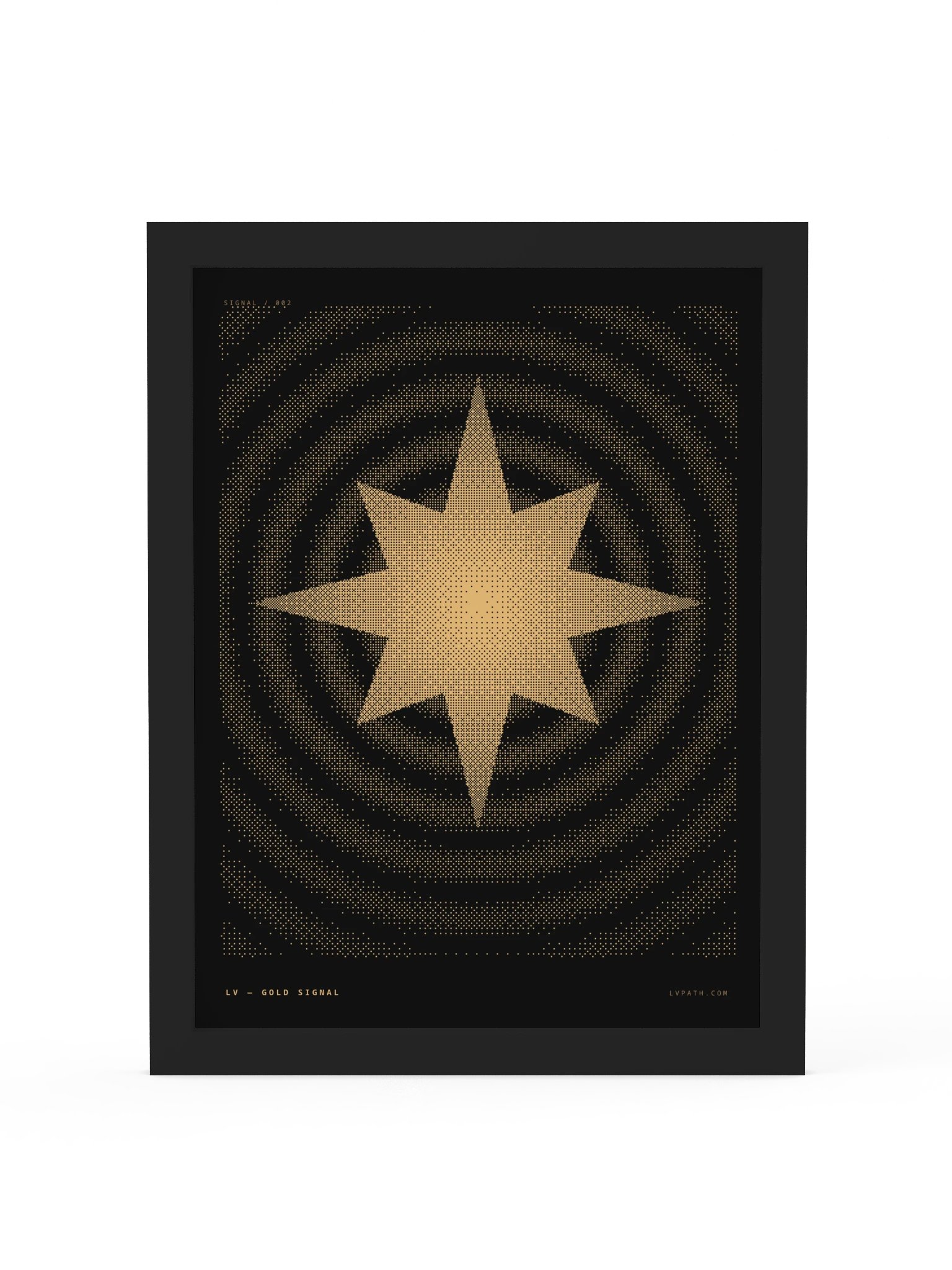 Gold Signal Framed Print product image (15)
