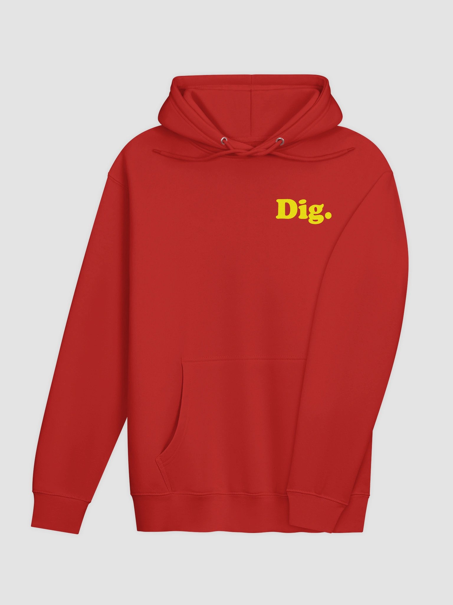 Dig. Sweatshirt: Red product image (4)