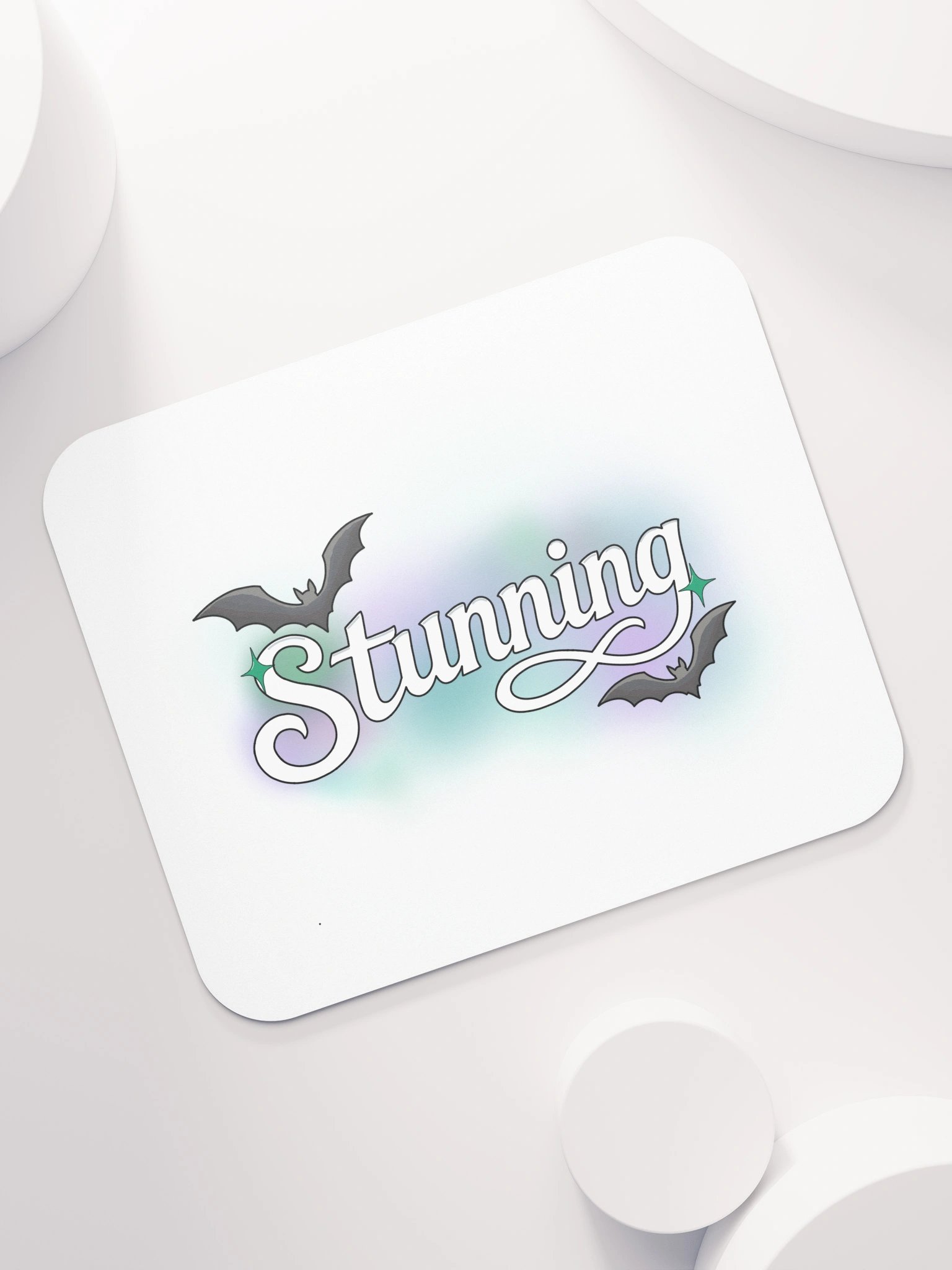 Stunning - White - White Mouse Pad product image (7)