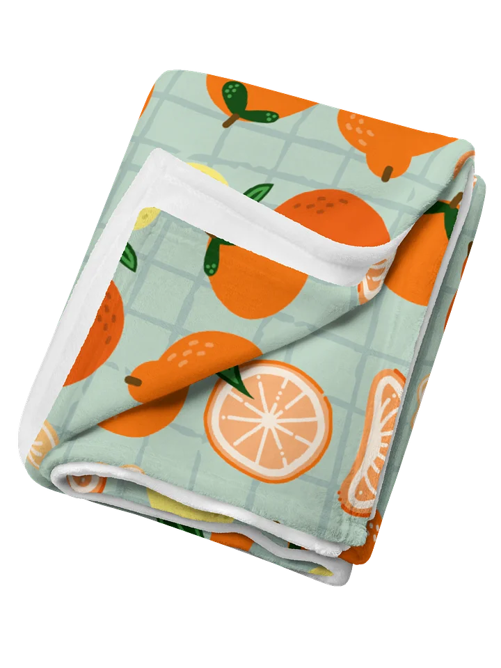 Oranges Soft Picnic Blanket product image (2)