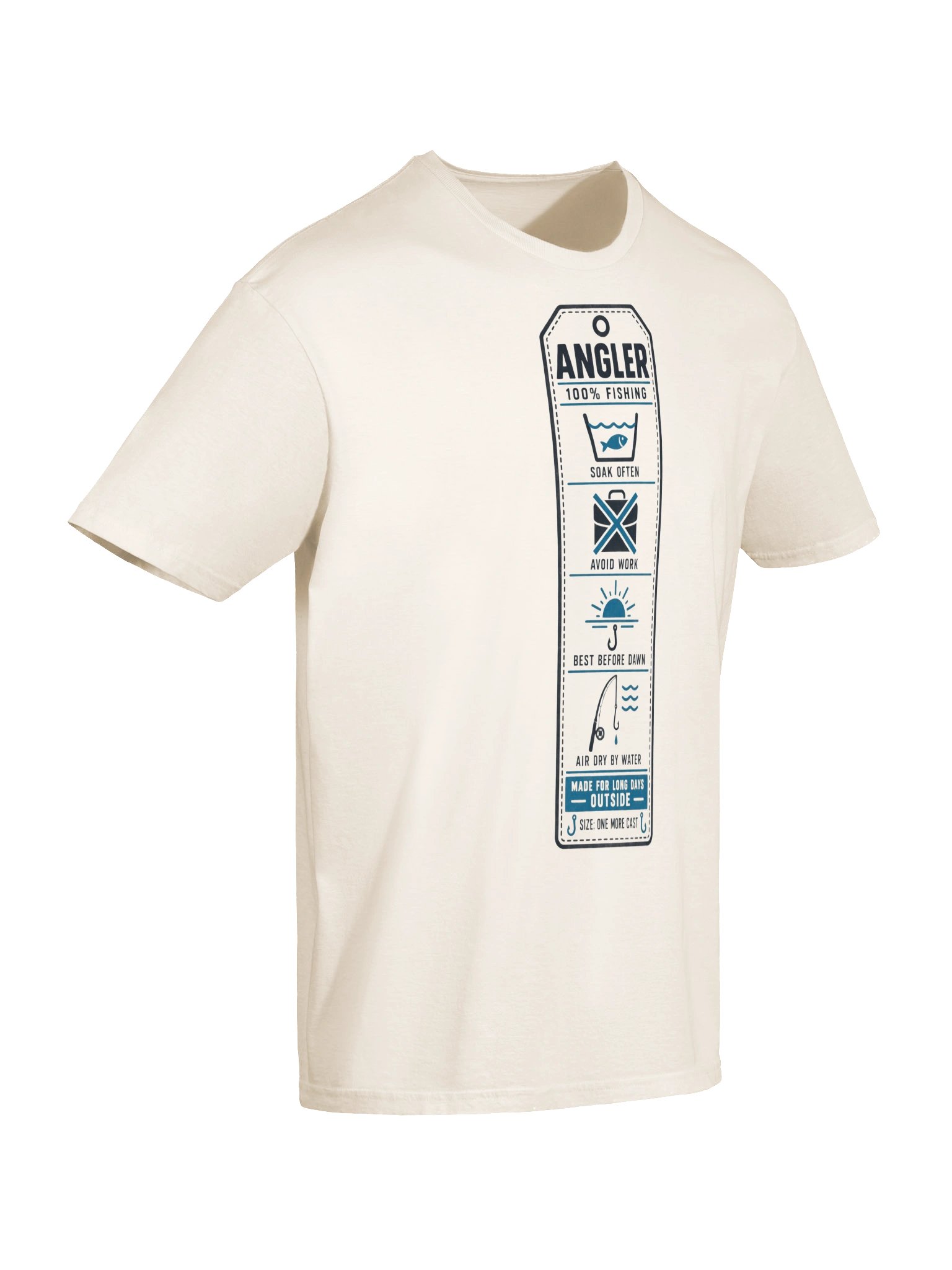 Care Instructions for an Angler T-Shirt product image (6)