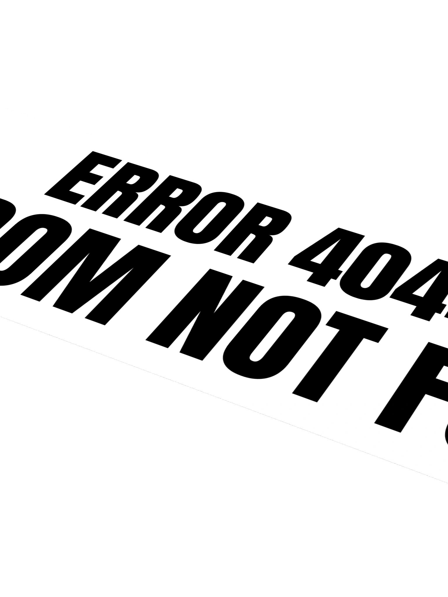 ERROR 404: FREEDOM NOT FOUND — Mind Hack Slap product image (4)