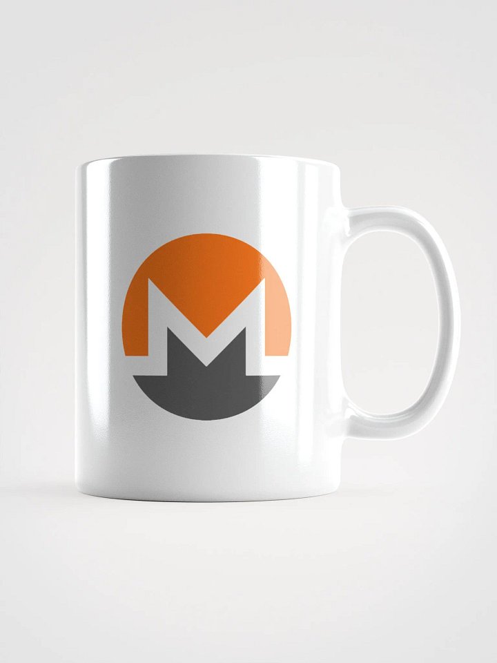 Monero White Glossy Mug product image (1)