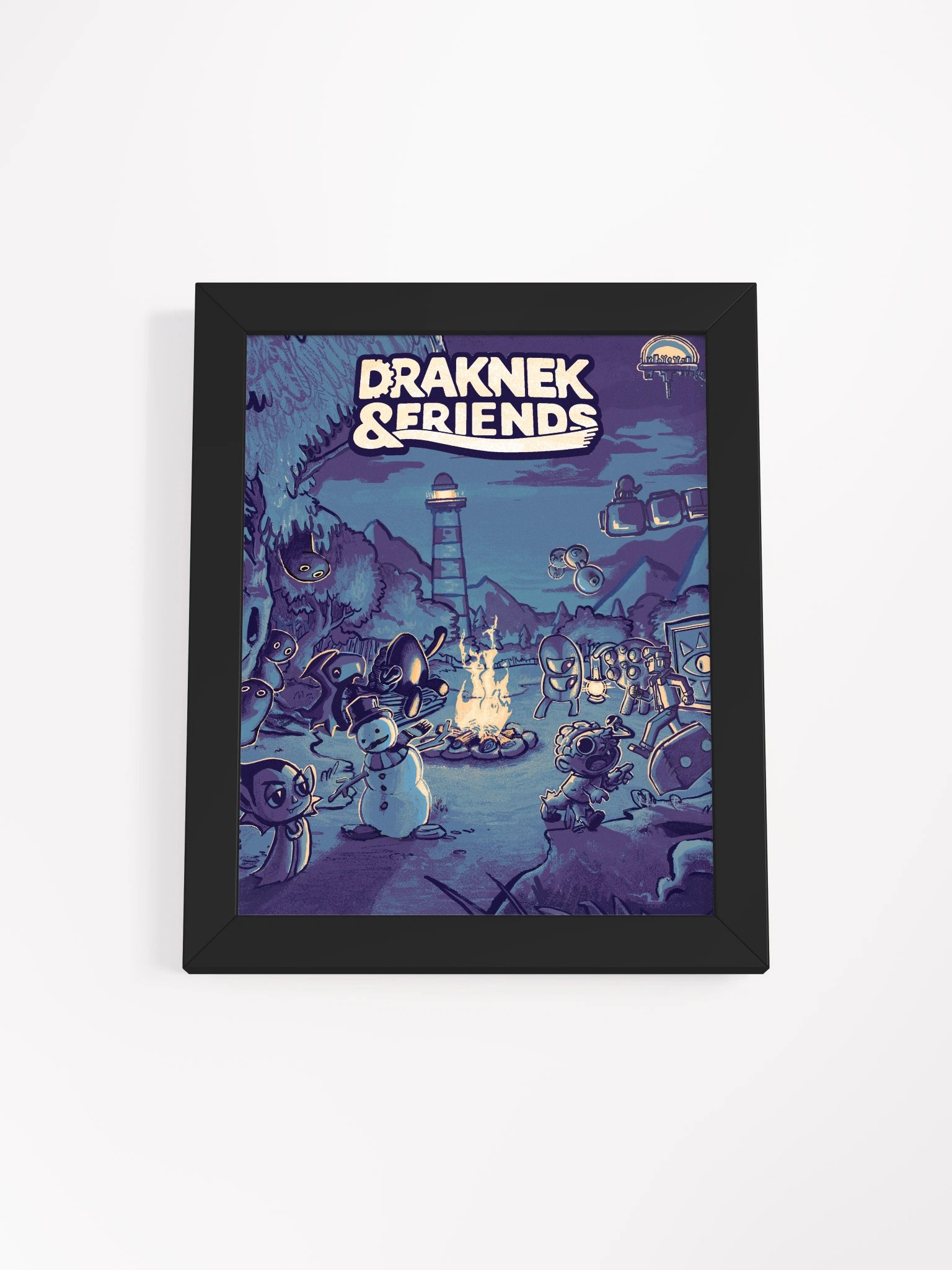Draknek & Friends Framed Print product image (1)