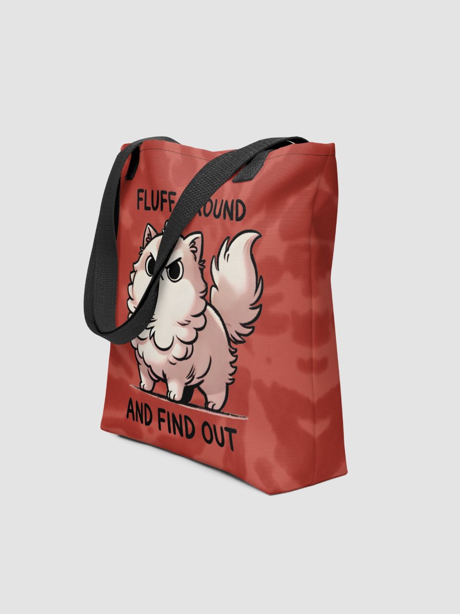 Fluff Around and Find Out Tote Bag - Red product image (3)