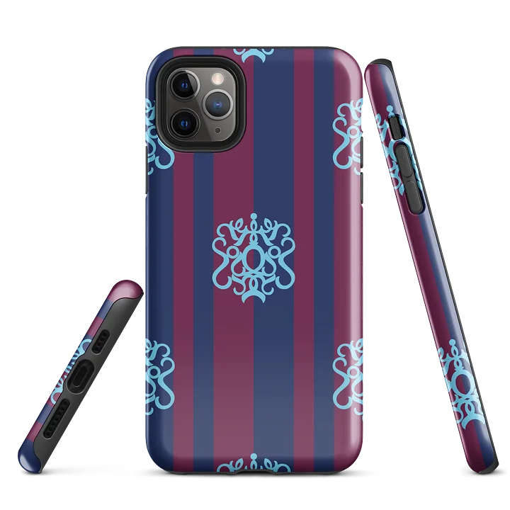 Maroon Navy Flirty Academic iPhone® Case product image (2)