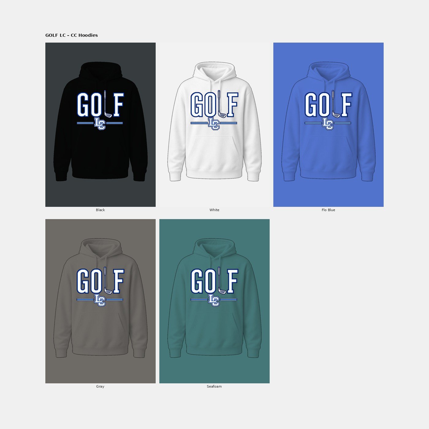 golf Comfort Colors Hoodie product image (2)