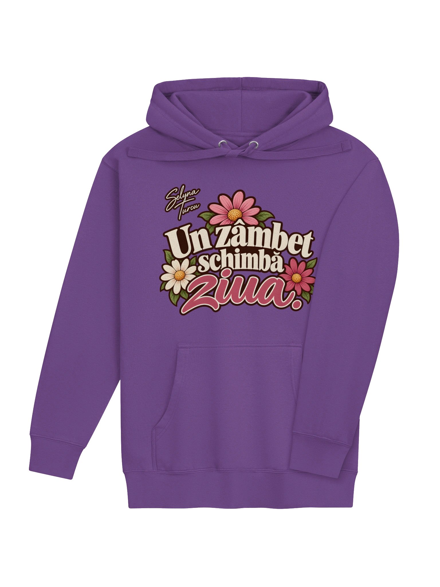 Hanorac „Un zâmbet schimbă ziua” – Selyna Turcu product image (3)