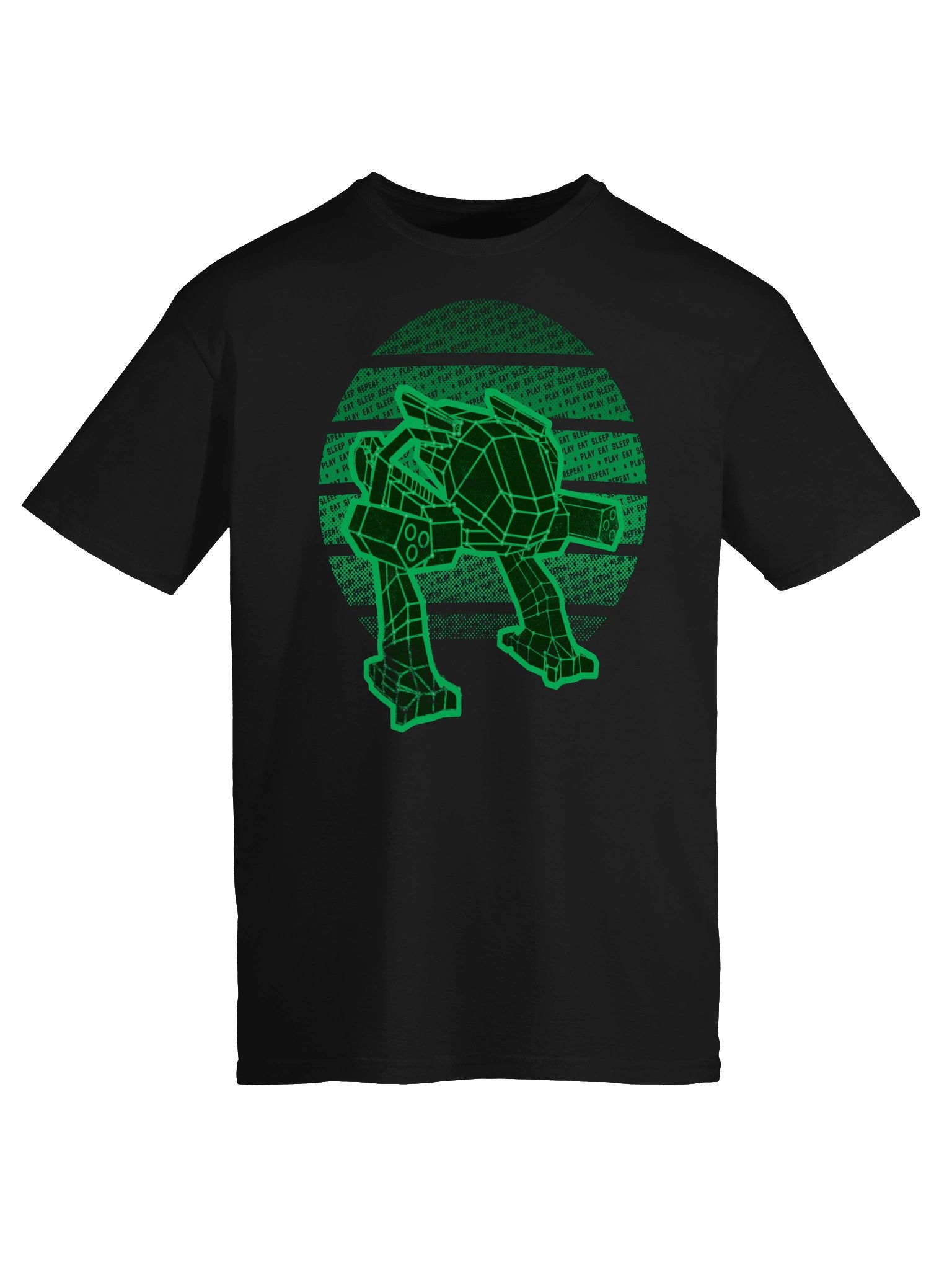 Mecha Shirt Mech Walker Robot Retro Gamer Tee product image (4)
